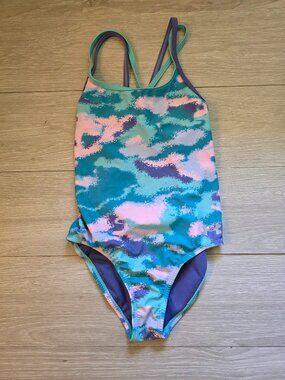 Under Armour Swimsuit (purple and teal)