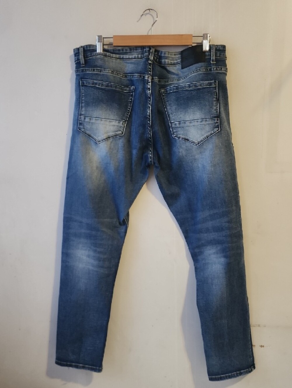 G-Star Men's Dark Blue Washed Slim Straight Jeans - Picture 6 of 10