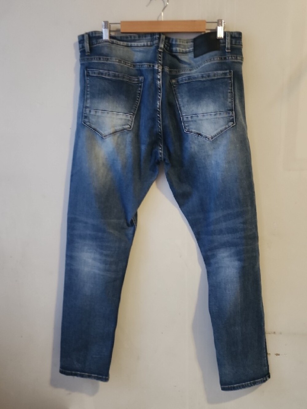 G-Star Men's Dark Blue Washed Slim Straight Jeans - Picture 10 of 10