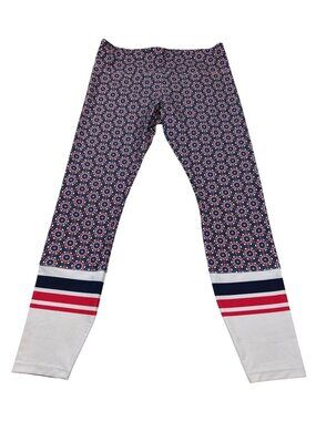 Uniquely Lorna Jane Womens Geometric Pattern Leggings Sz Large (LL489)