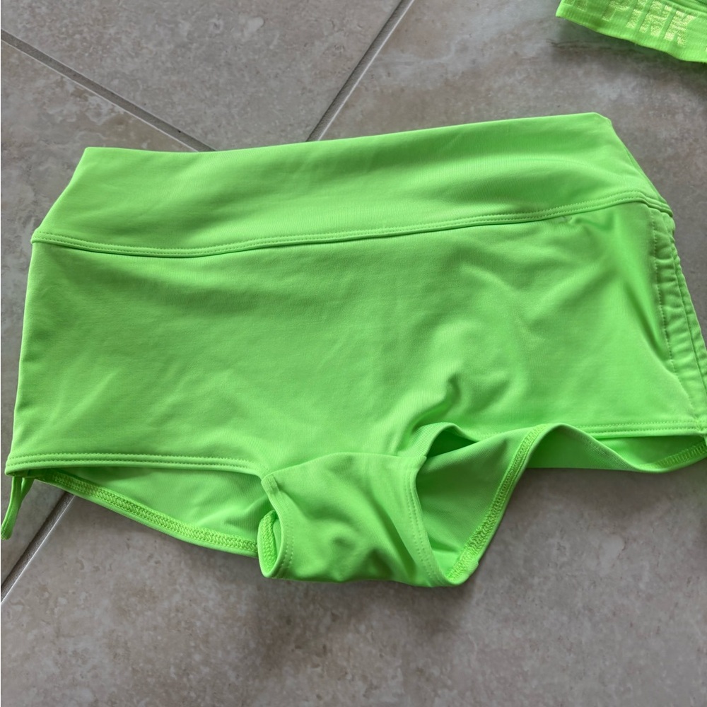 PINK Victoria's Secret Neon Green bathing suit - Picture 3 of 5