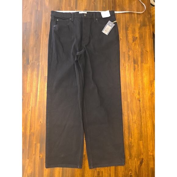 Universal Thread Denim - Universal Thread Holiday High-Rise Straight Jeans Black Denim Womens 14