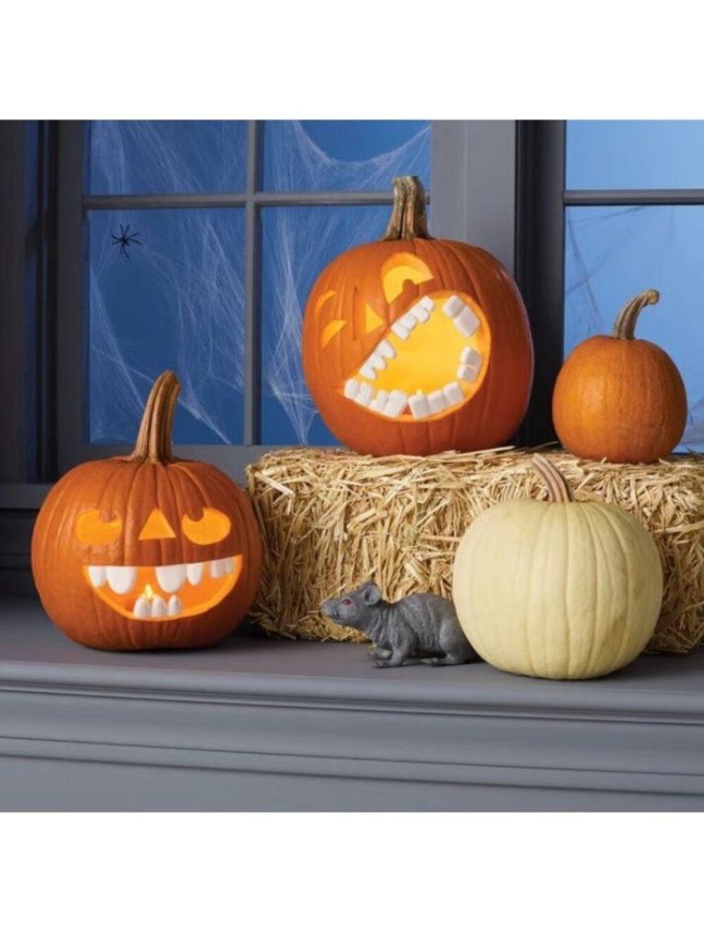Target 10pc Silly Push In Teeth Carving Halloween Decorative Prop Kit