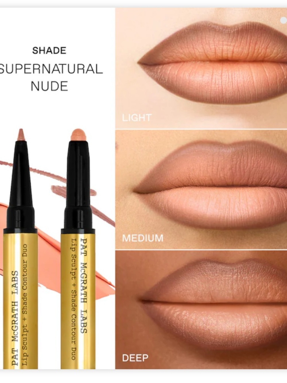 PAT McGRATH LABS
Lip Sculpt + Shade Lipstick and Lip Liner Contour Duo - Picture 2 of 6