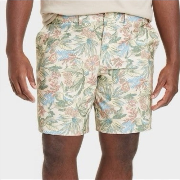 Goodfellow & Co Other - Men’s Floral Hybrid Swim Shorts Size 36 NWT