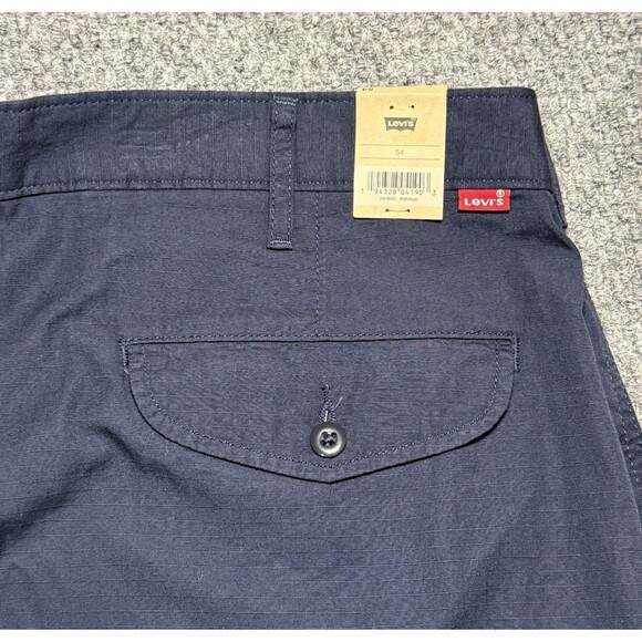 Levi's Other - Levi's Carrier Cargo Shorts Big & Tall Cotton Loose Fit Navy Blue Mens Sz 54 NWT