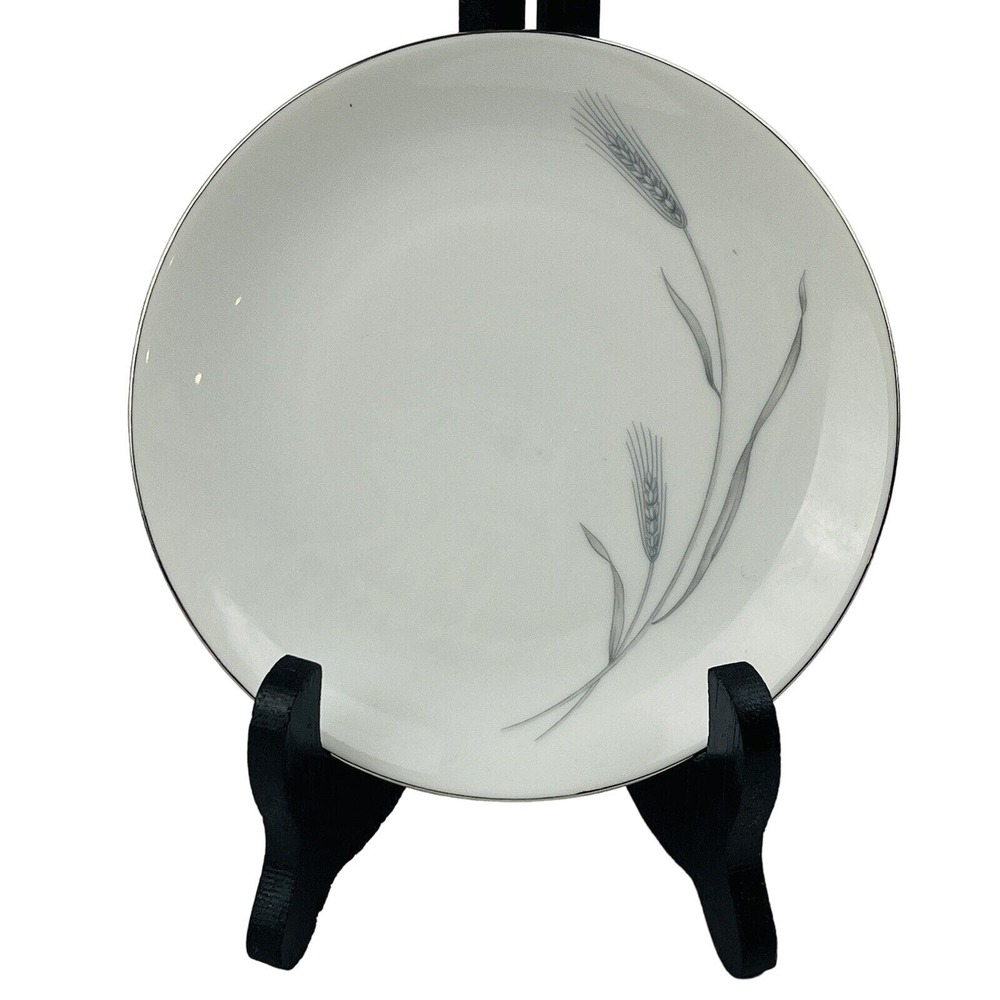 Johann Haviland Silver Wheat Bread & Butter Plate‎ Silver Rim 5.75"