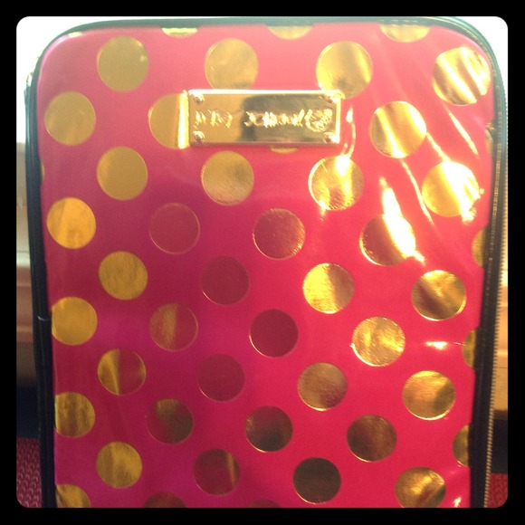 Betsey Johnson Accessories - BETSEY JOHNSON IPAD COVER HOLDER PINK POLKA DOT!