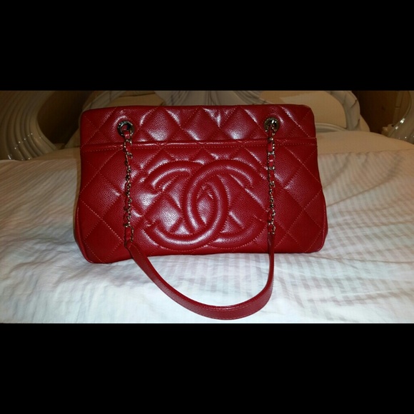 Authentic Chanel Petite Timeless Tote (new style)