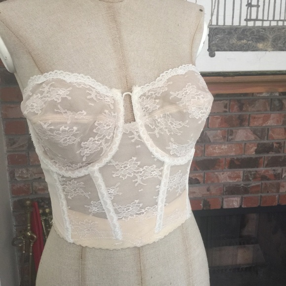 VINTAGE Bustier Bra RETRO Underthings