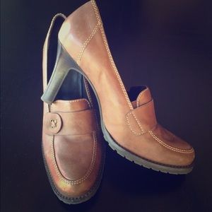 🍂🍁❤️MixIt leather penny loafer-type pump