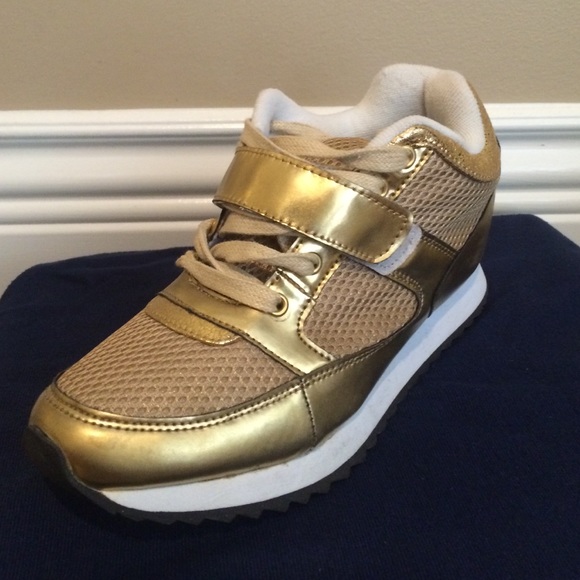 Gold Sneakers