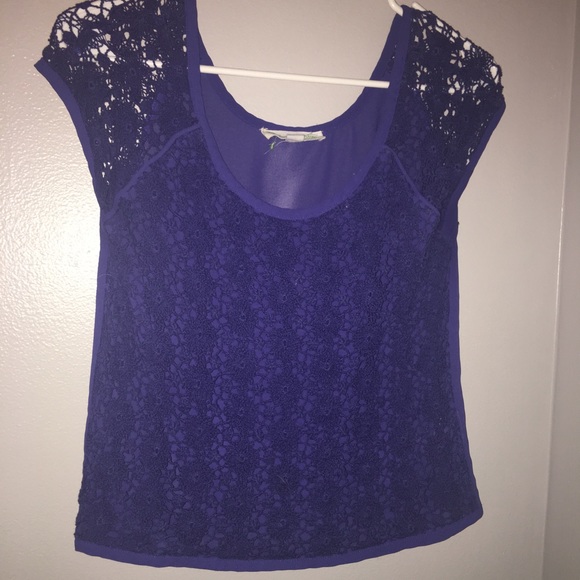 Blue Lace Top - Picture 2 of 3