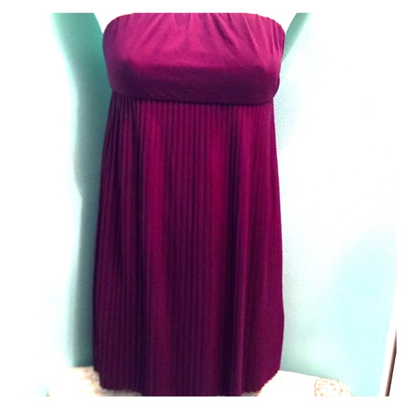 The Limited strapless dress