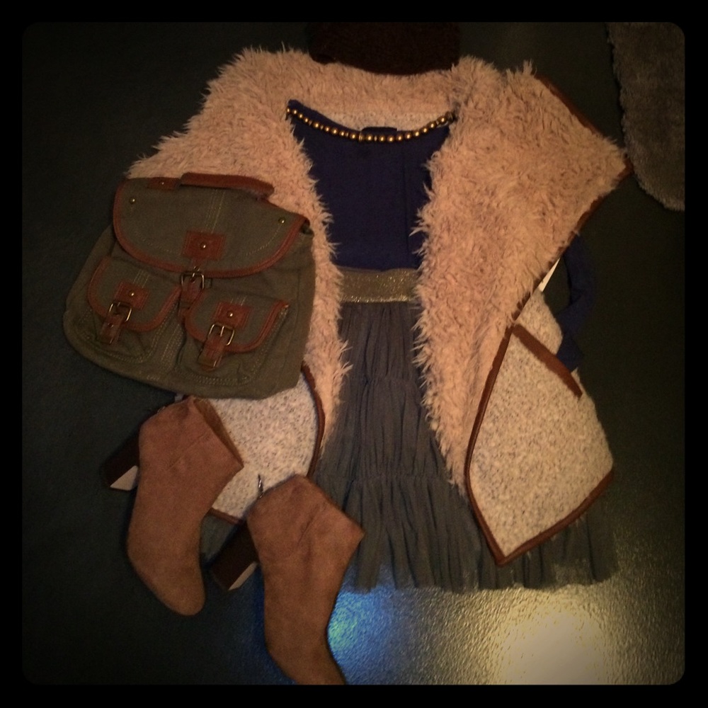 Tutu Style Skirt with Bead Accent
