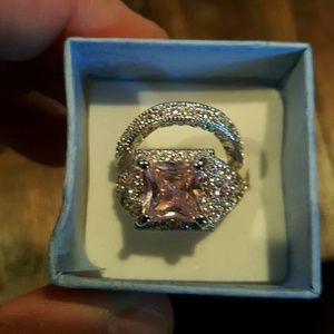 Beautiful Light Pink Ring Size 8