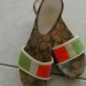 Coach wedges