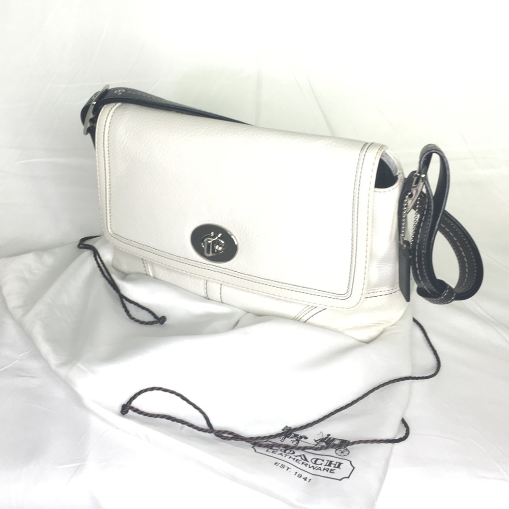 Coach Hamilton Ivory & espresso strap